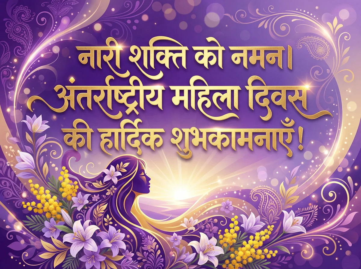 अंतर्राष्ट्रीय महिला दिवस की हार्दिक शुभकामनाएँ