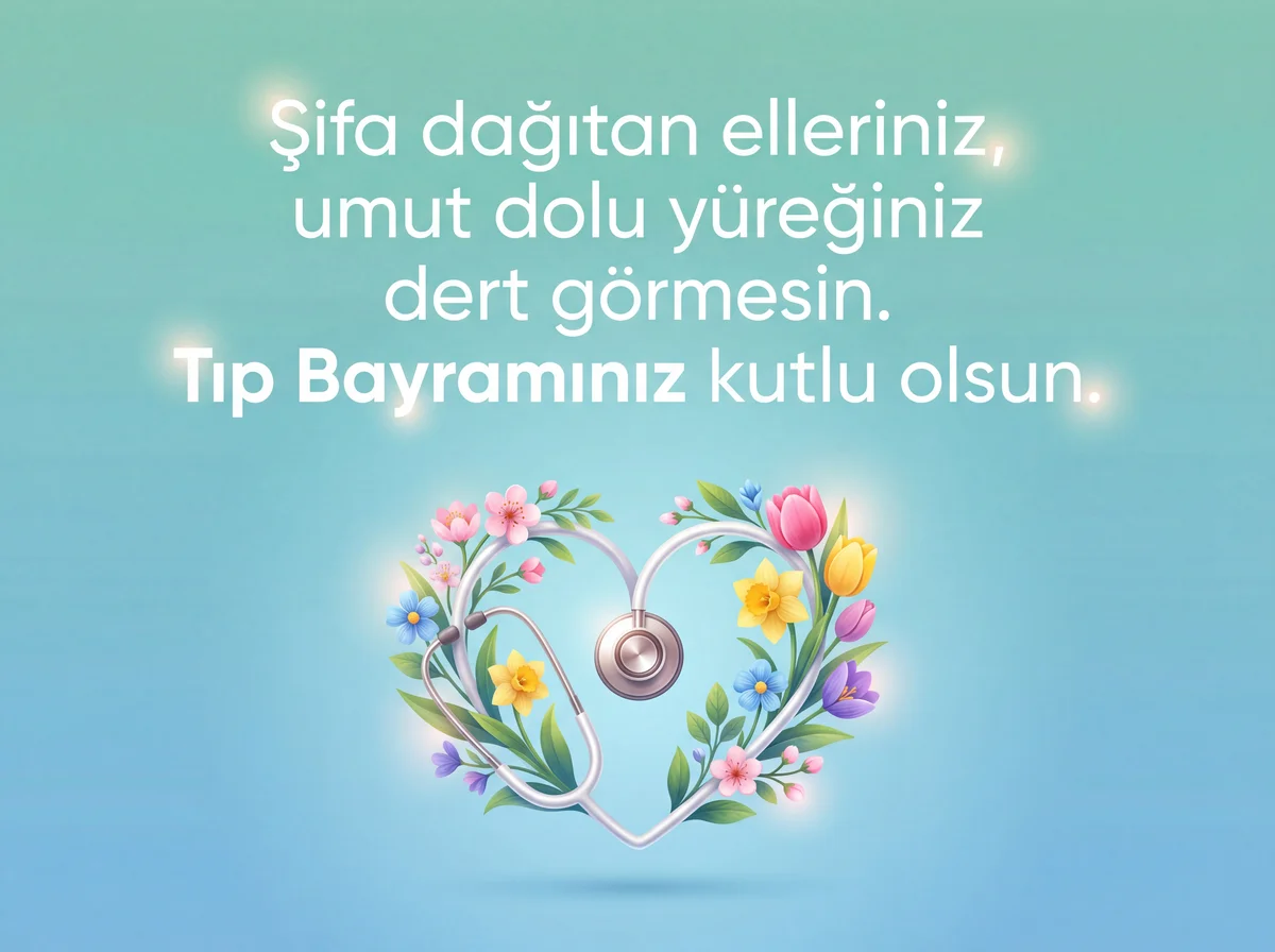 Tıp Bayramı için doktorlara özel kutlama mesajı
