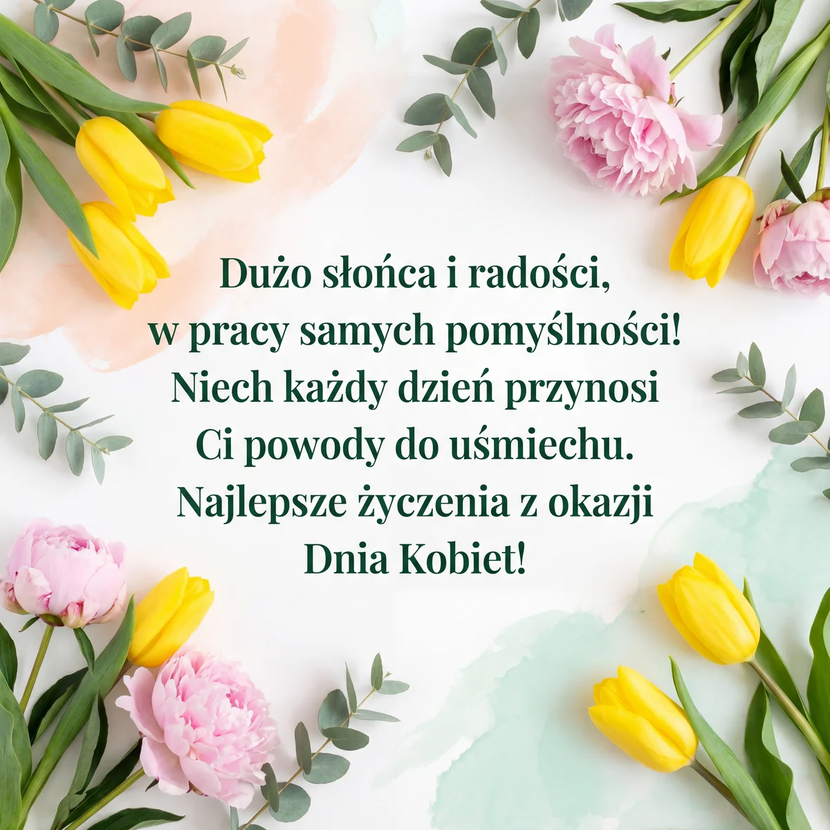 życzenia na Dzień Kobiet dla koleżanki z pracy