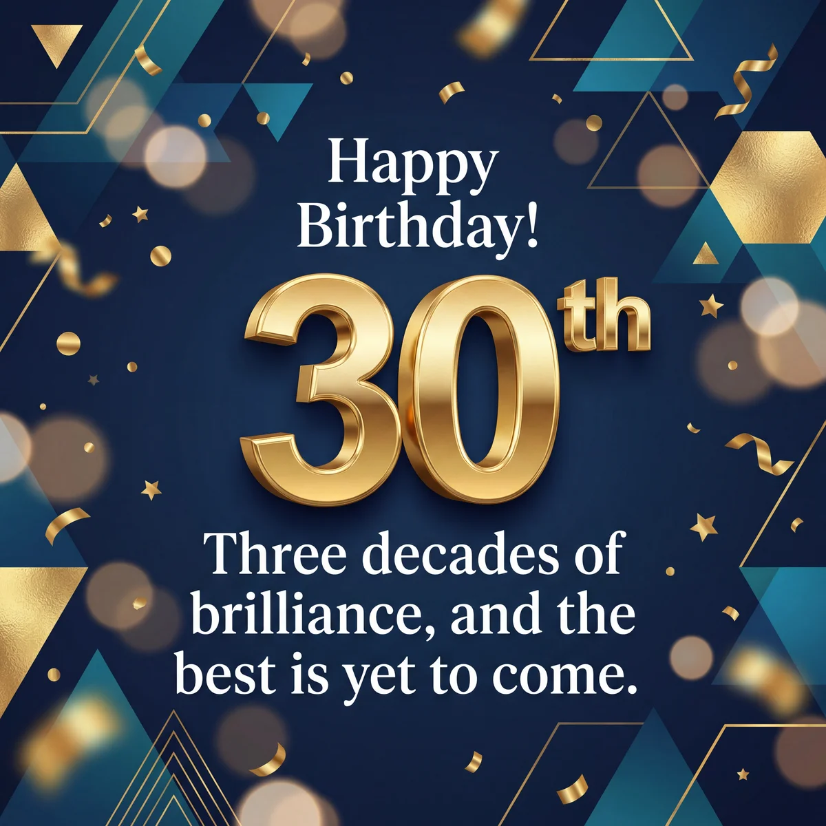 Happy Birthday wishes for a friend turning 30