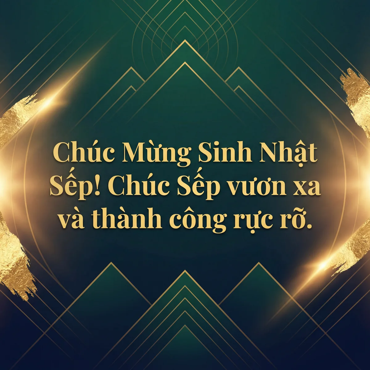 Lời chúc mừng sinh nhật cho sếp