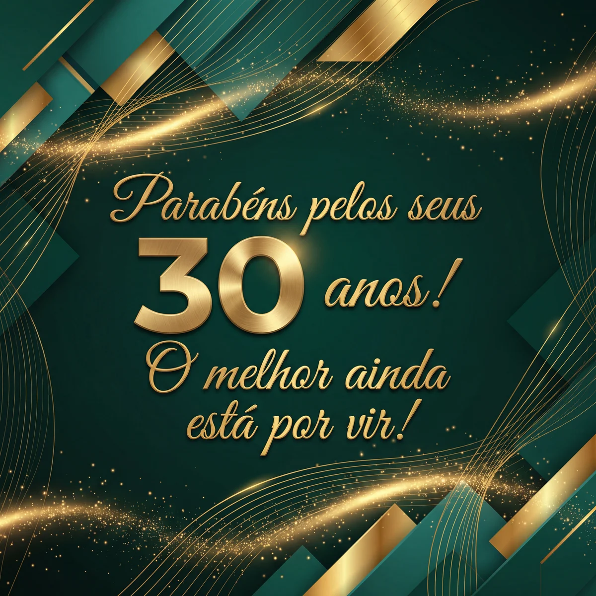 parabéns pelo aniversário de 30 anos