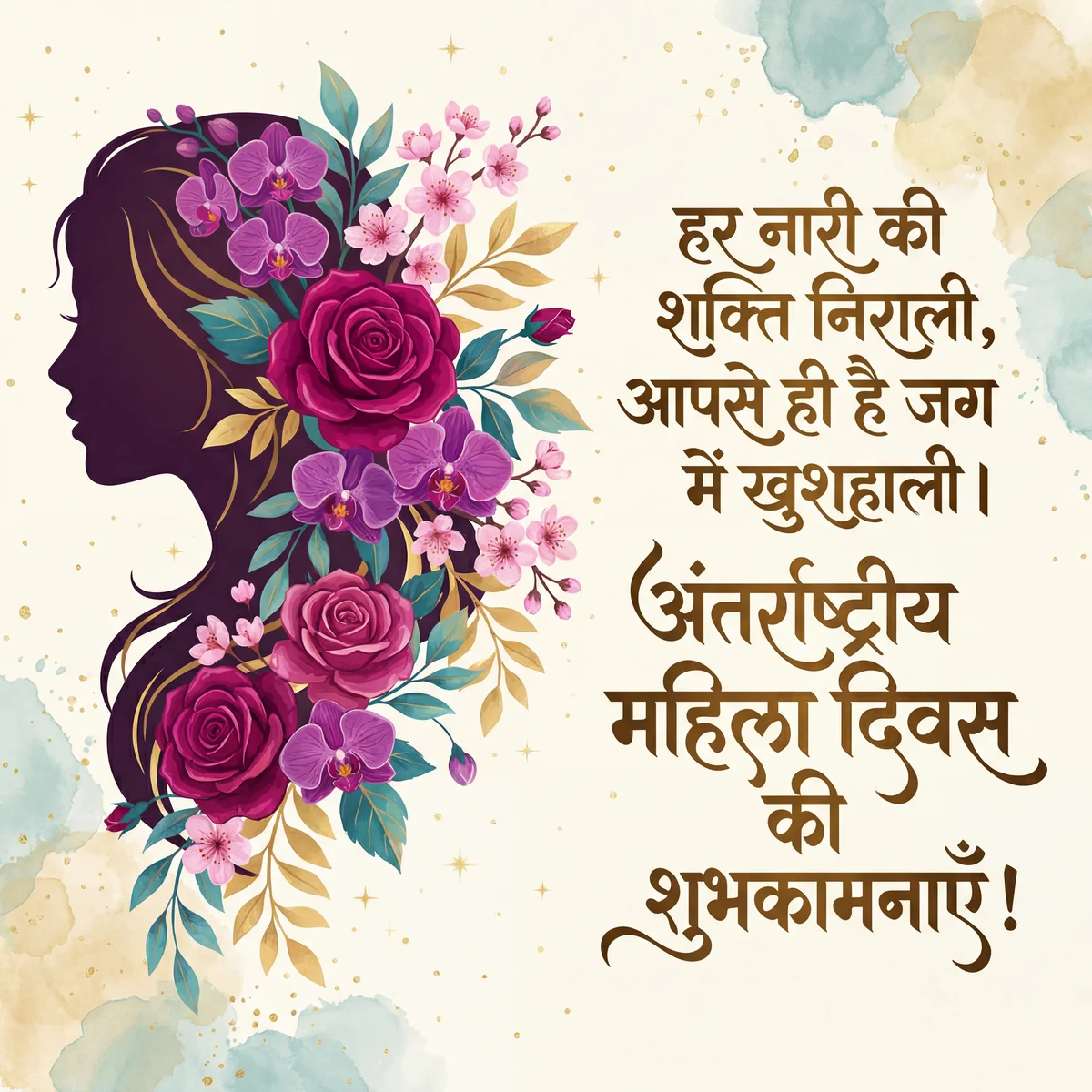 अंतर्राष्ट्रीय महिला दिवस पर सभी महिलाओं को शुभकामनाएँ