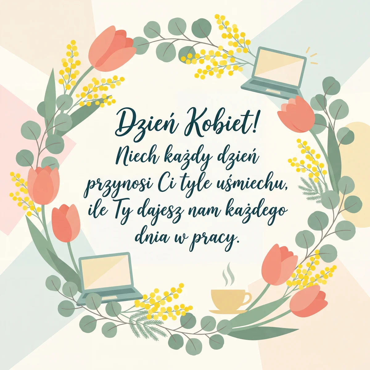 życzenia na Dzień Kobiet dla koleżanki z pracy