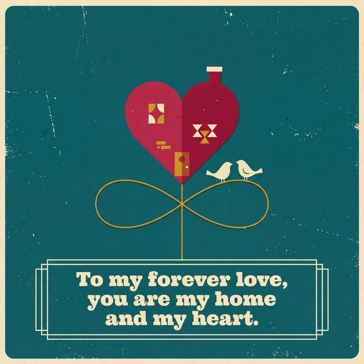 Romantic Valentine's Day card for my spouse