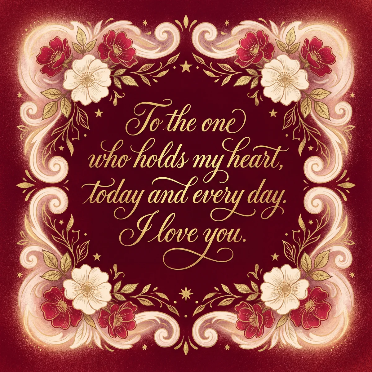 Romantic Valentine's message for partner