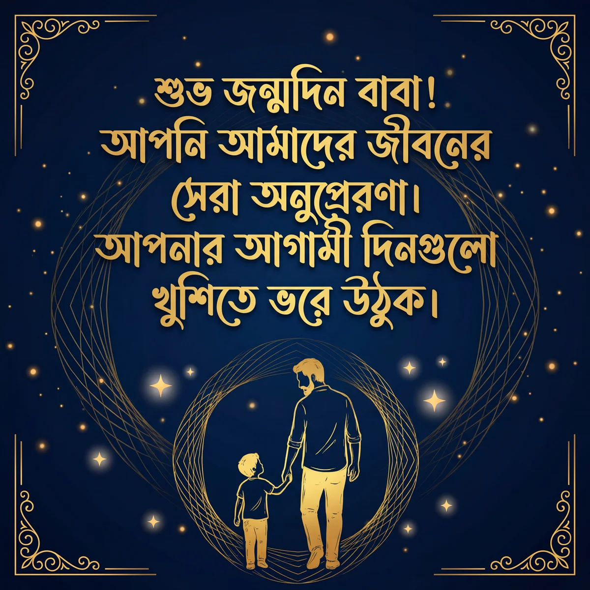 শুভ জন্মদিন বাবা