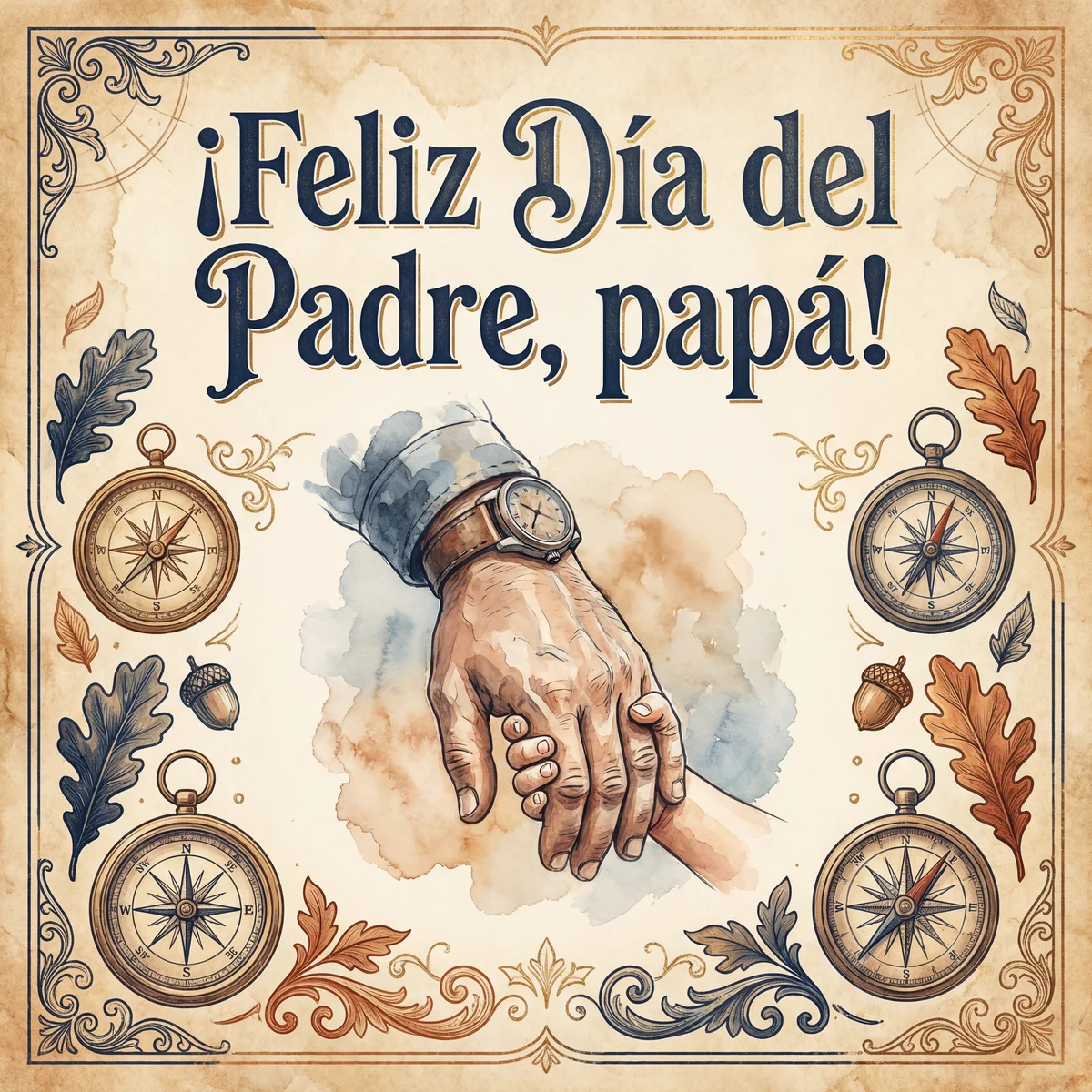 Tarjeta del Día del Padre para papá