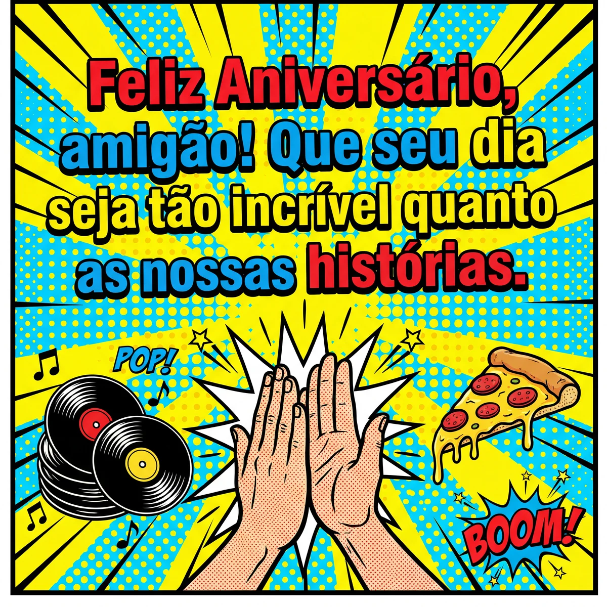 cartão de aniversário para amigo