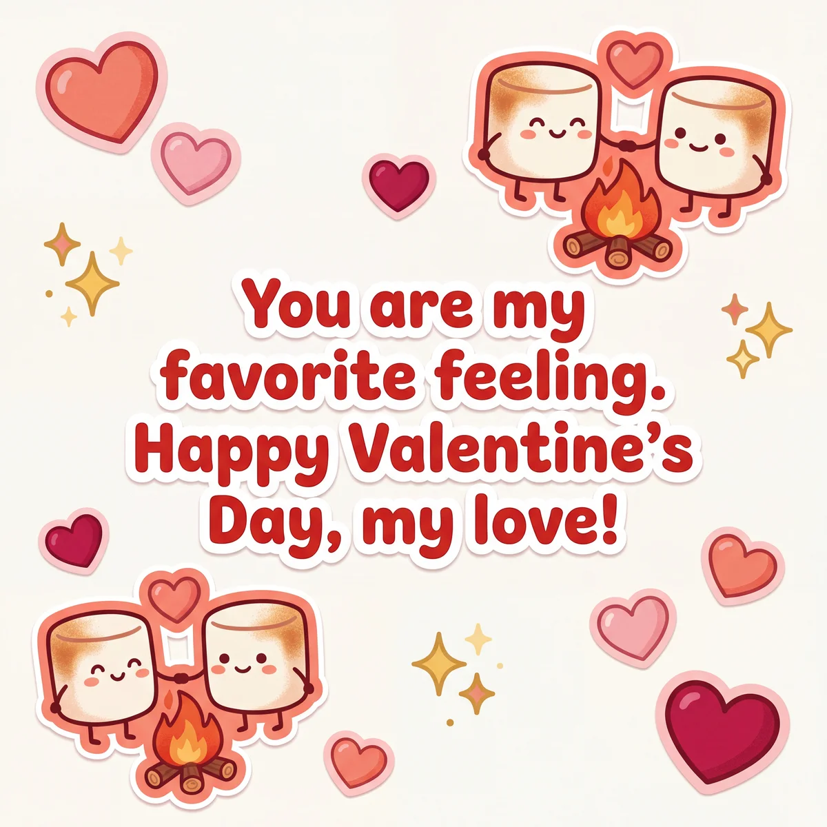 Valentine's Day card for my sweet partner