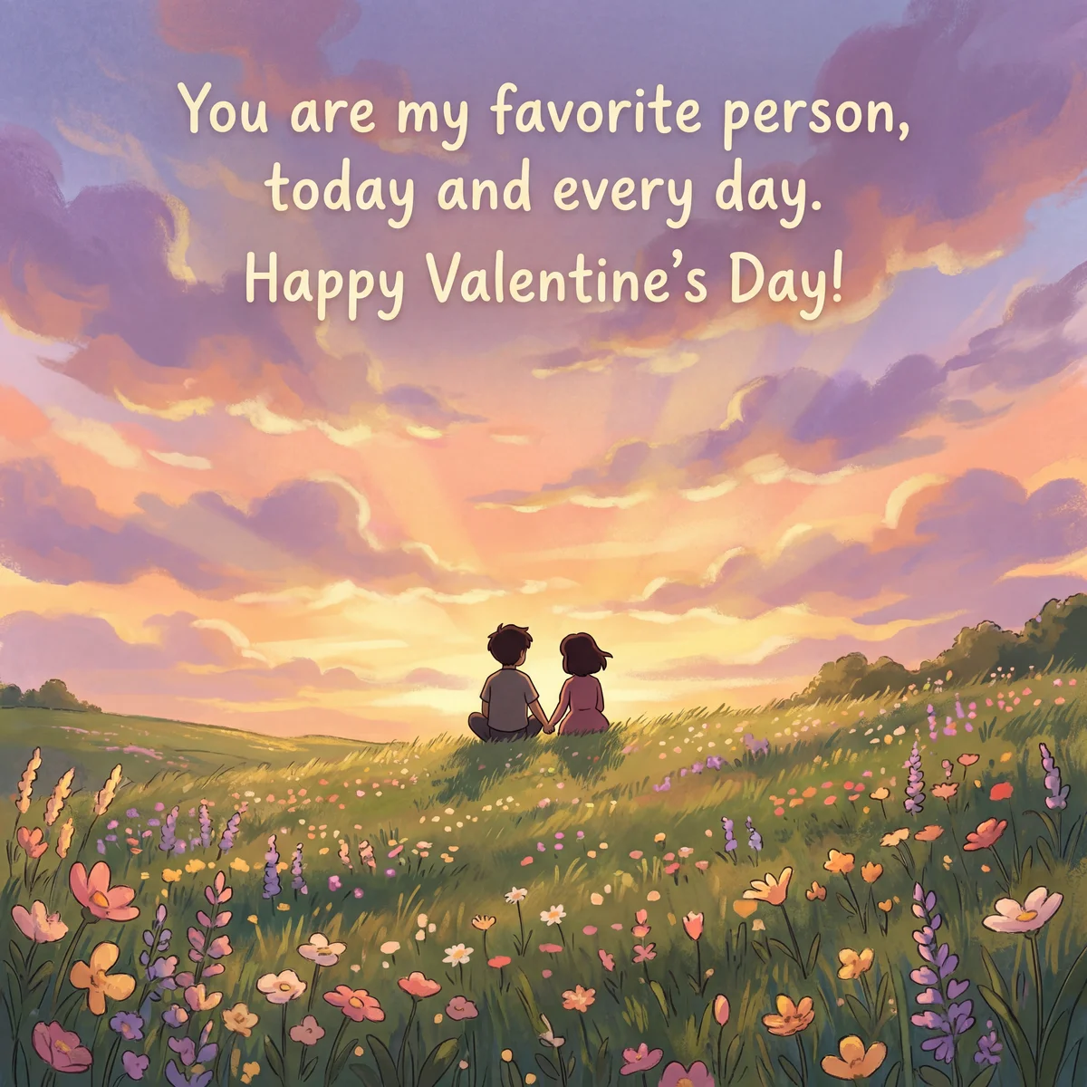Sweet Valentine's Day message for my partner