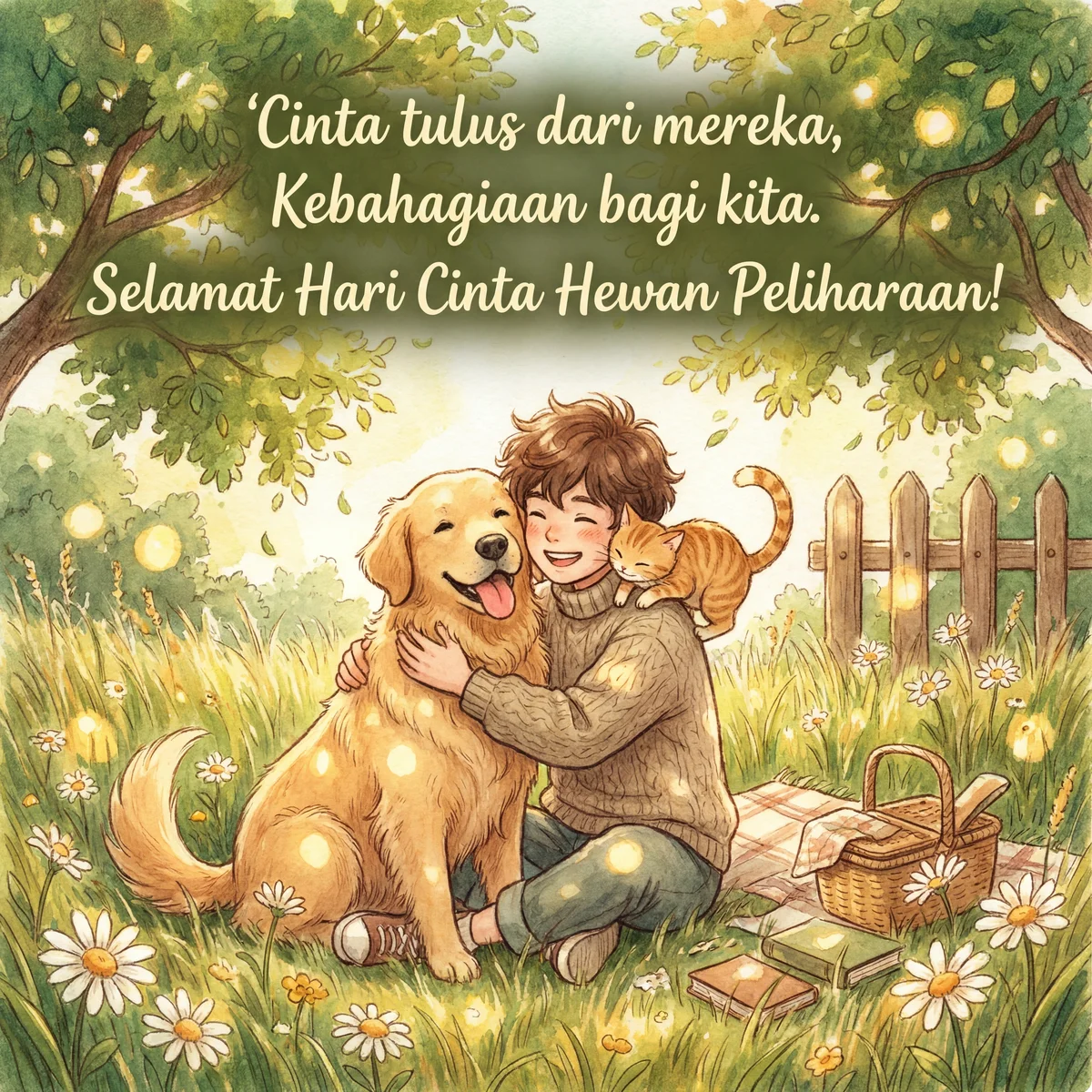 Ucapan untuk Hari Cinta Hewan Peliharaan