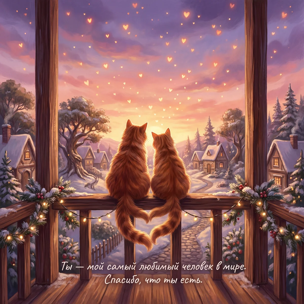 открытка на День святого Валентина любимому человеку