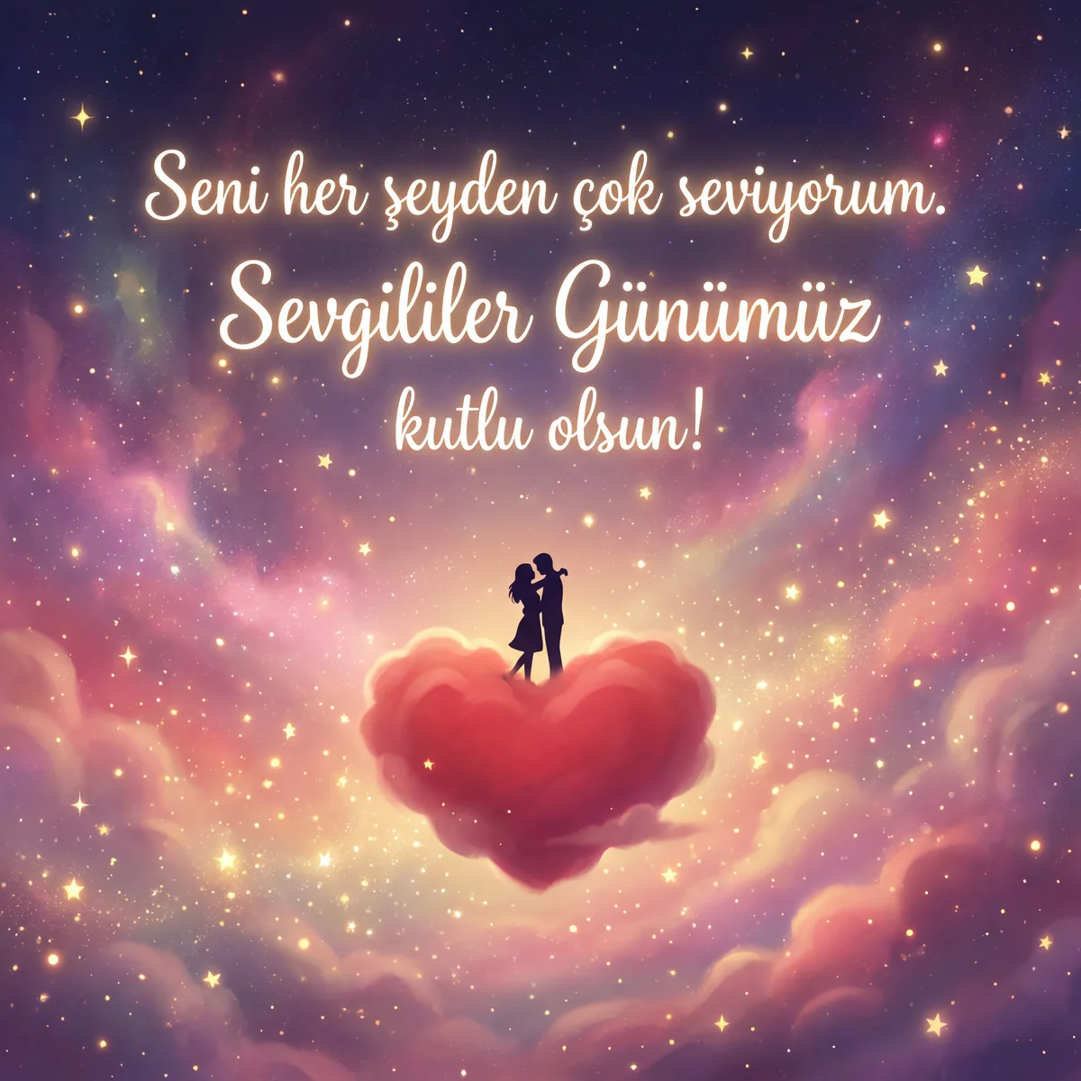 Sevgililer Günü kartı için kısa metin