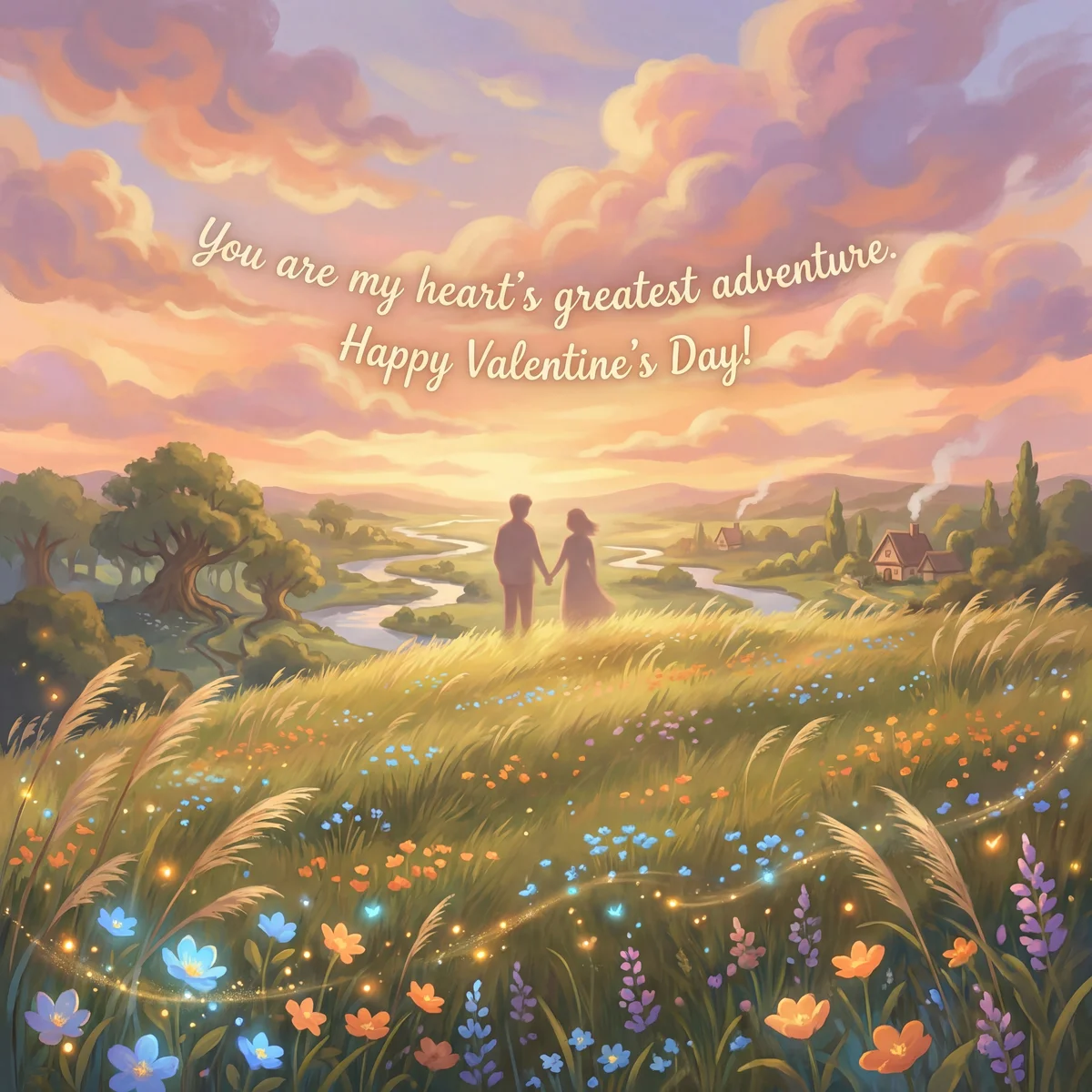 Valentine's Day card message for my love