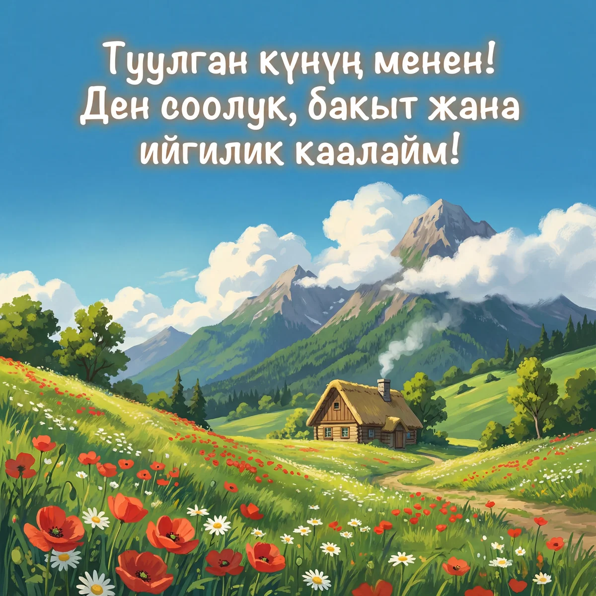 Туулган күнүң менен!