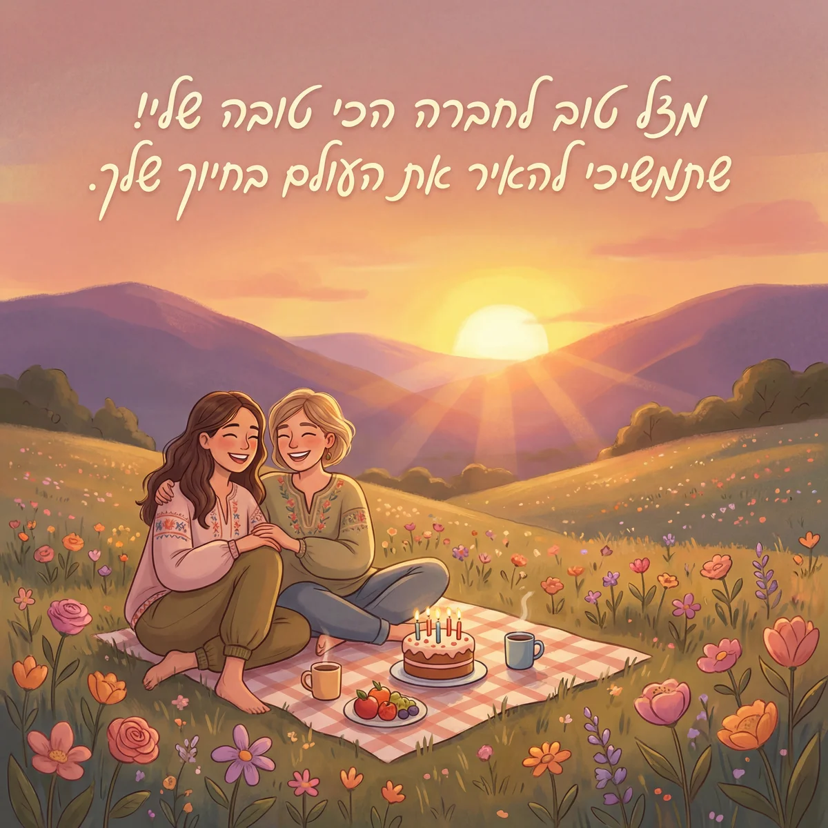 יום הולדת שמח לחברה הכי טובה