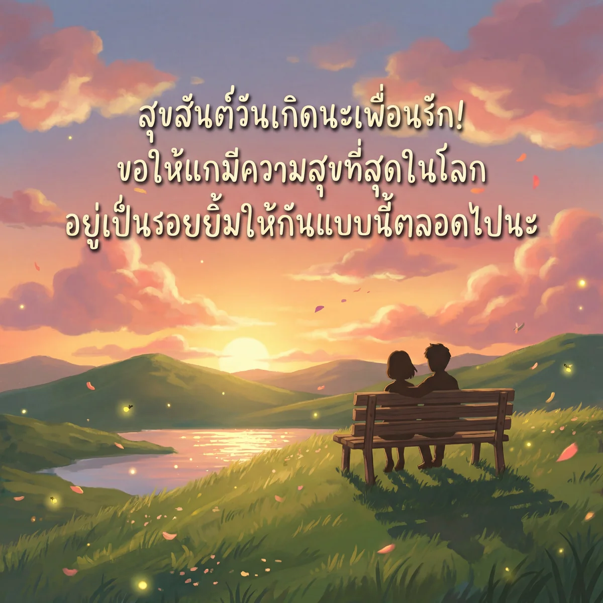 คำอวยพรวันเกิดให้เพื่อนสนิท