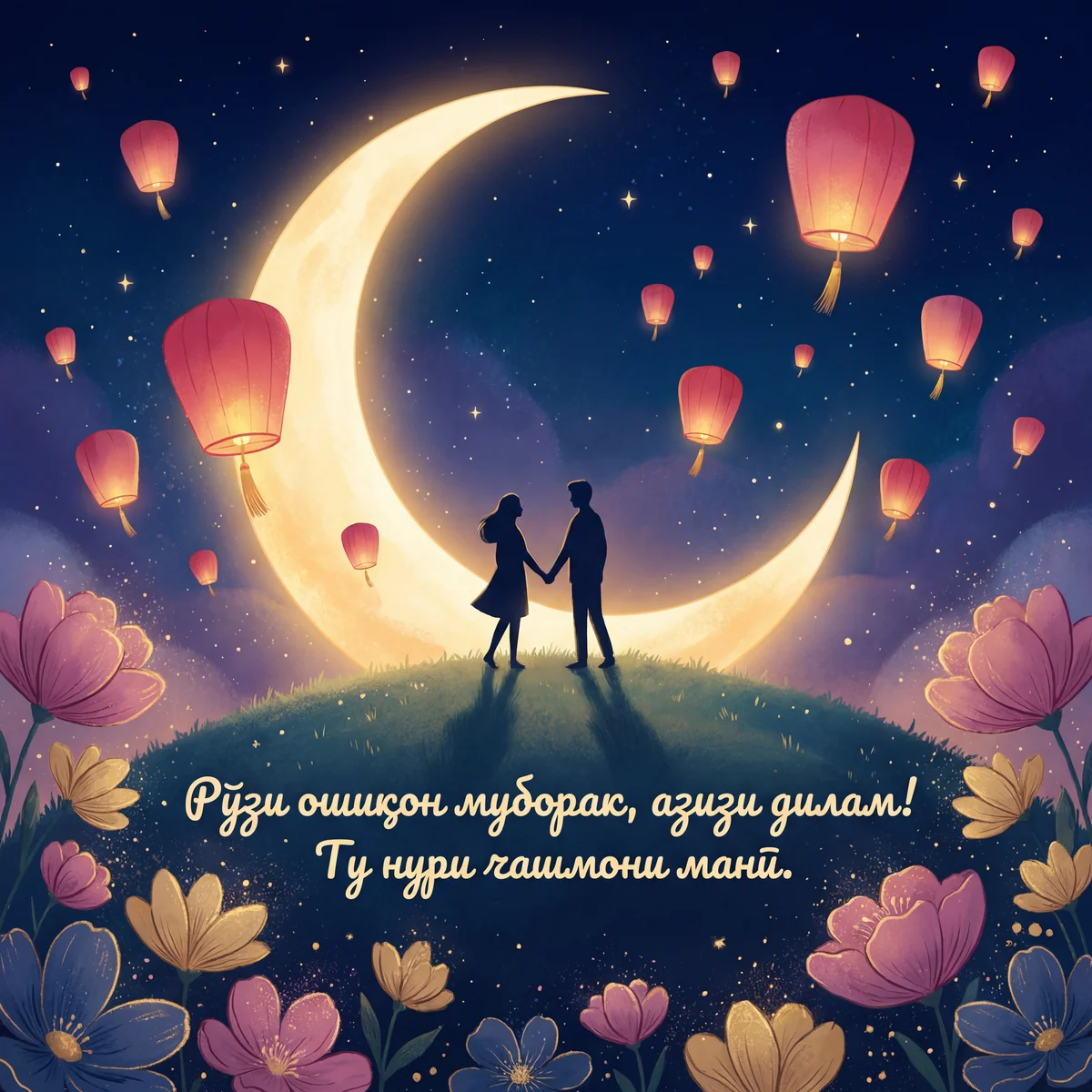 Табрикоти Рӯзи ошиқон барои дӯстдоштаи ман