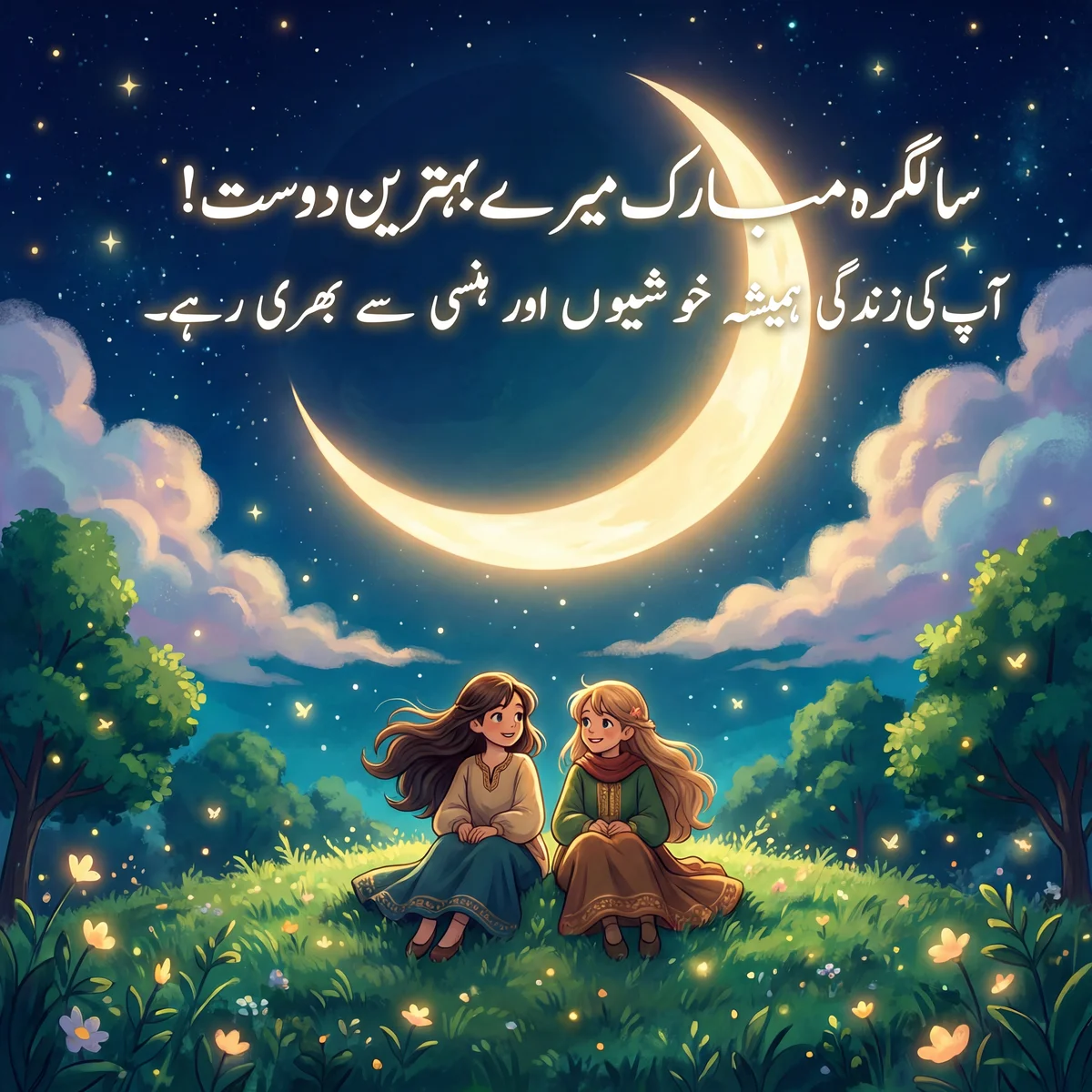 دوست کو سالگرہ مبارک