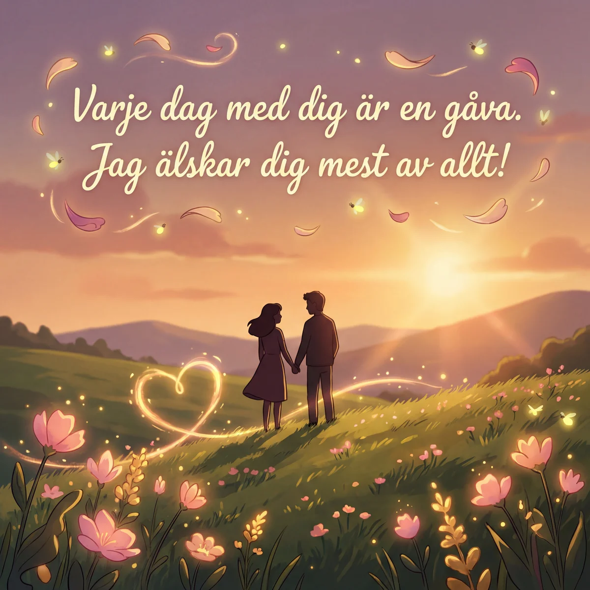 Alla hjärtans dag-hälsning till min älskade