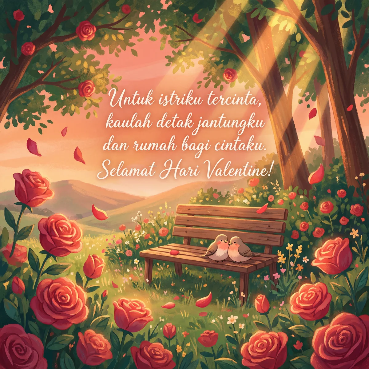 Ucapan manis Hari Valentine untuk istri tercinta