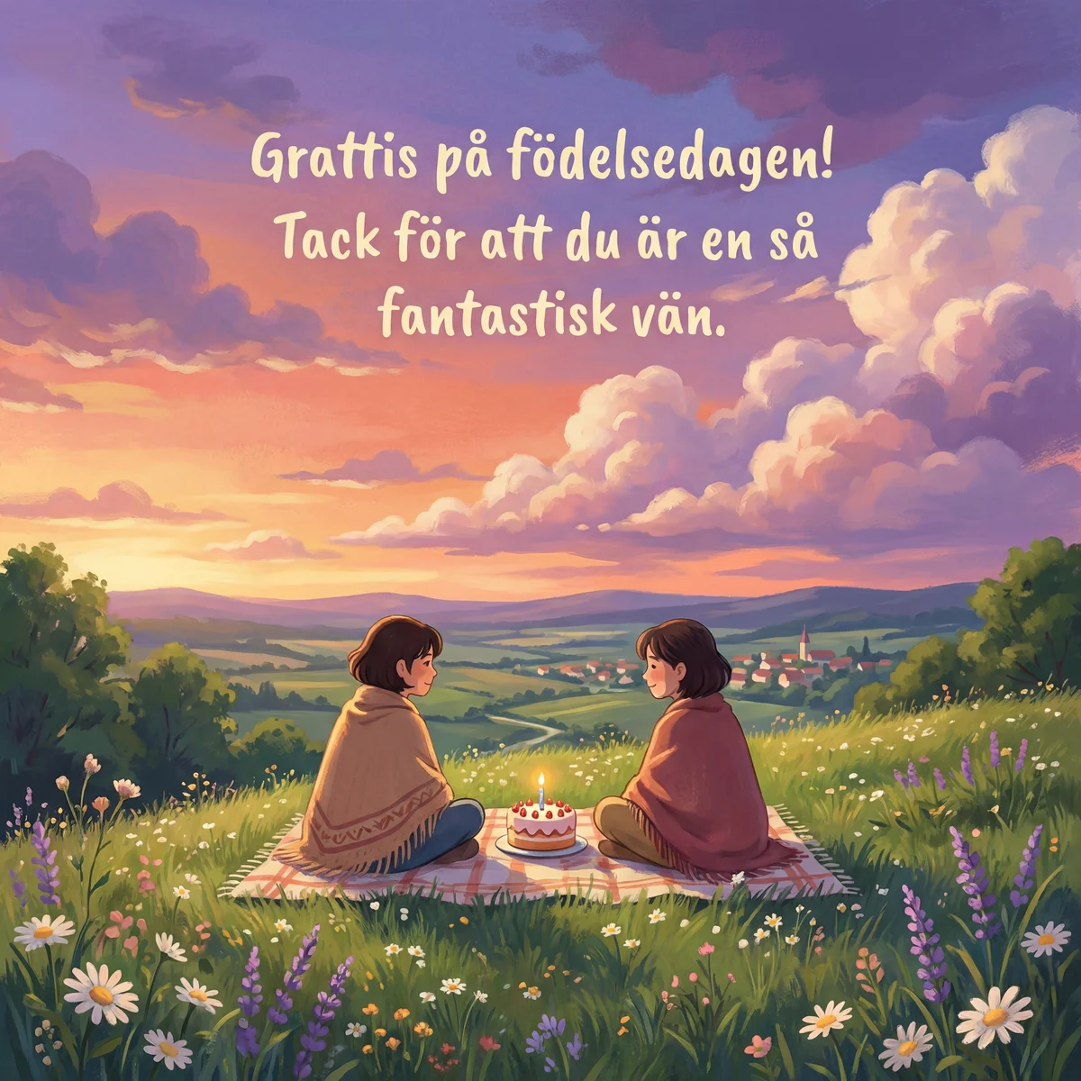 grattis på födelsedagen text till en vän