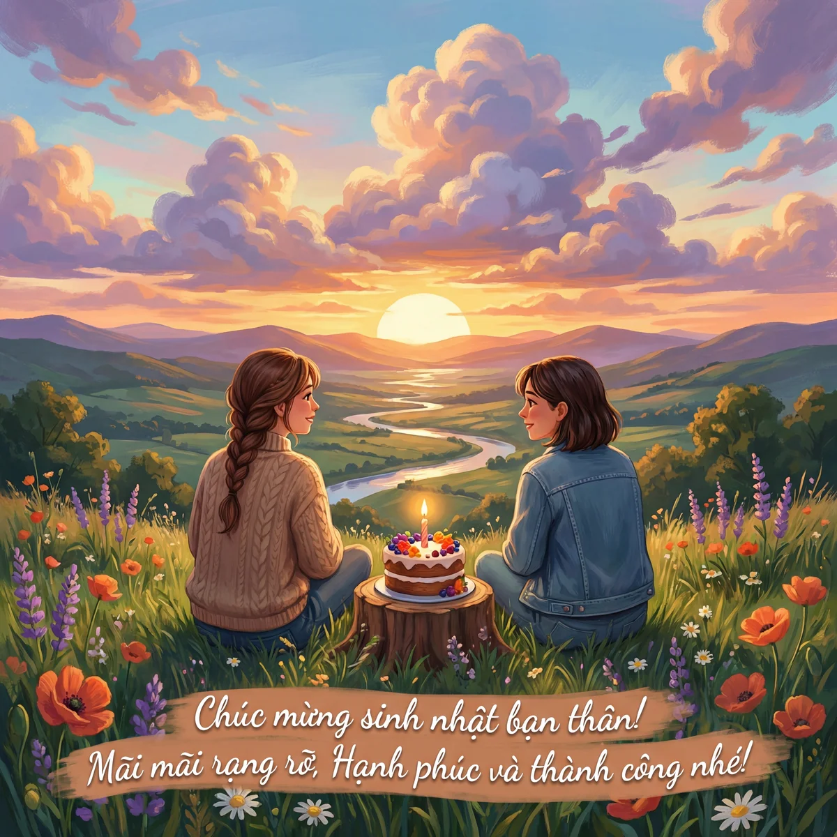 Lời chúc mừng sinh nhật cho bạn thân