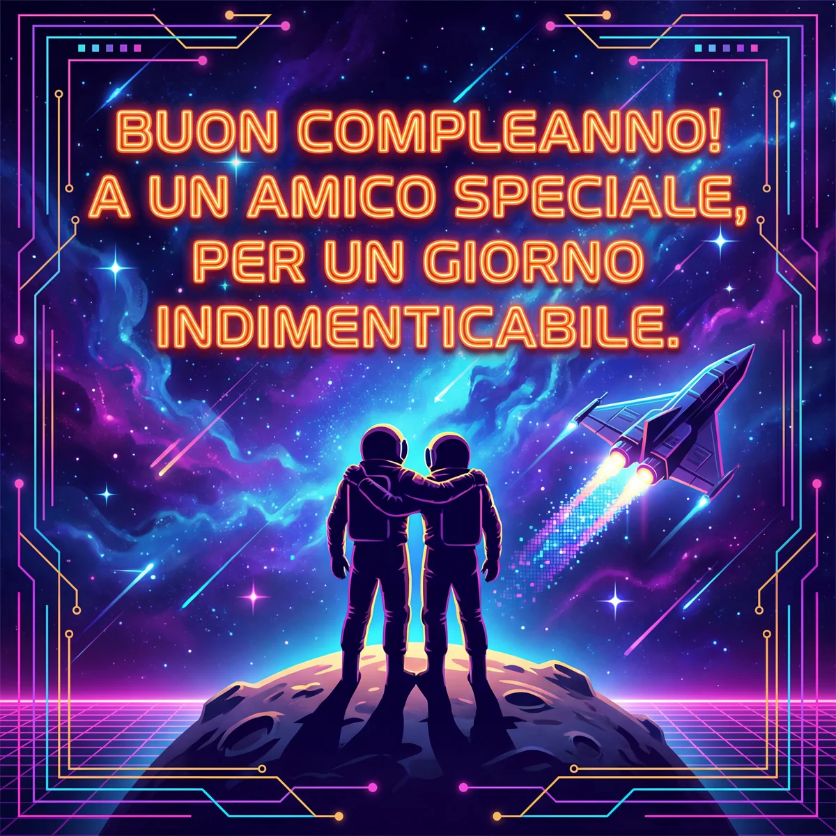 biglietto di buon compleanno per un amico speciale