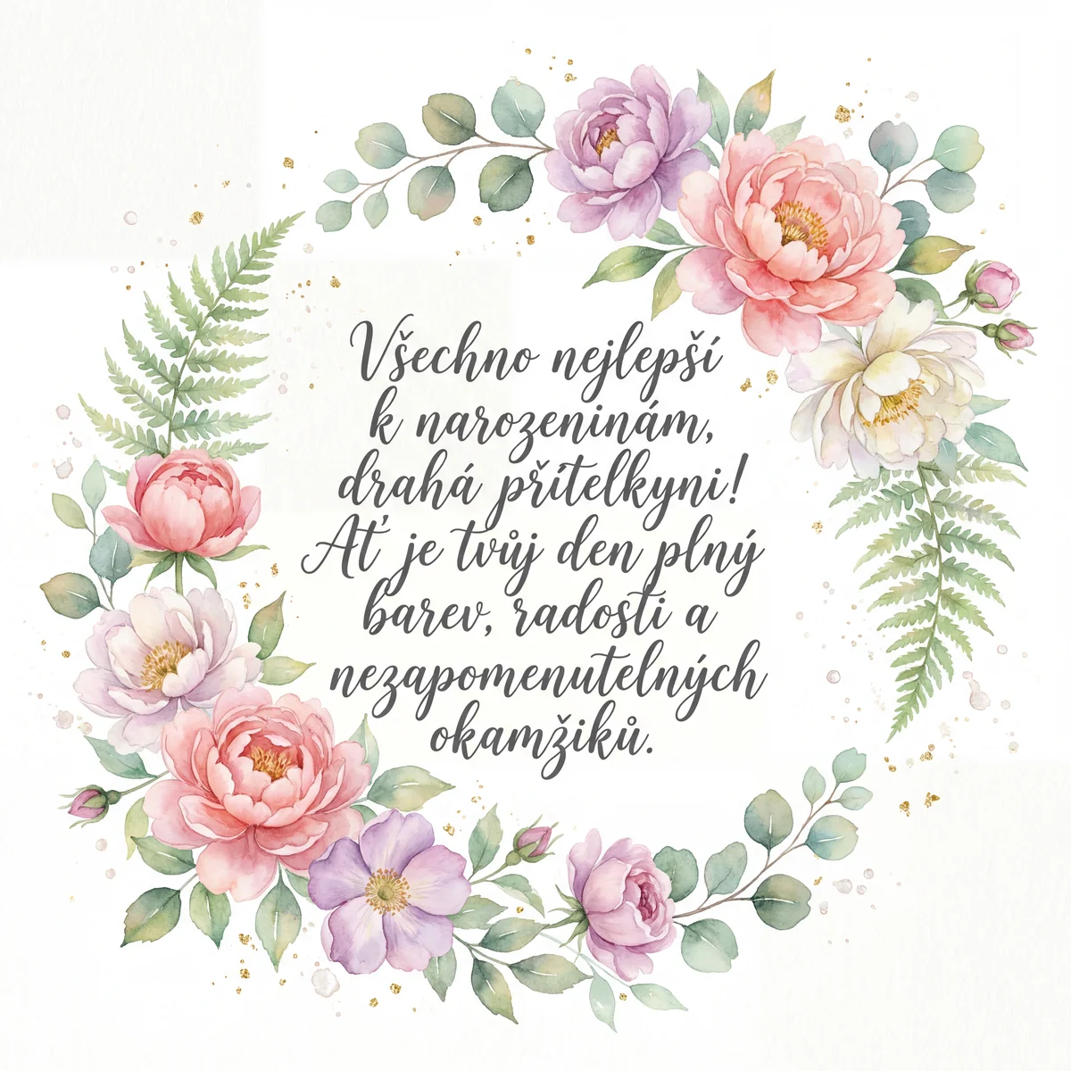 přání k narozeninám pro kamarádku