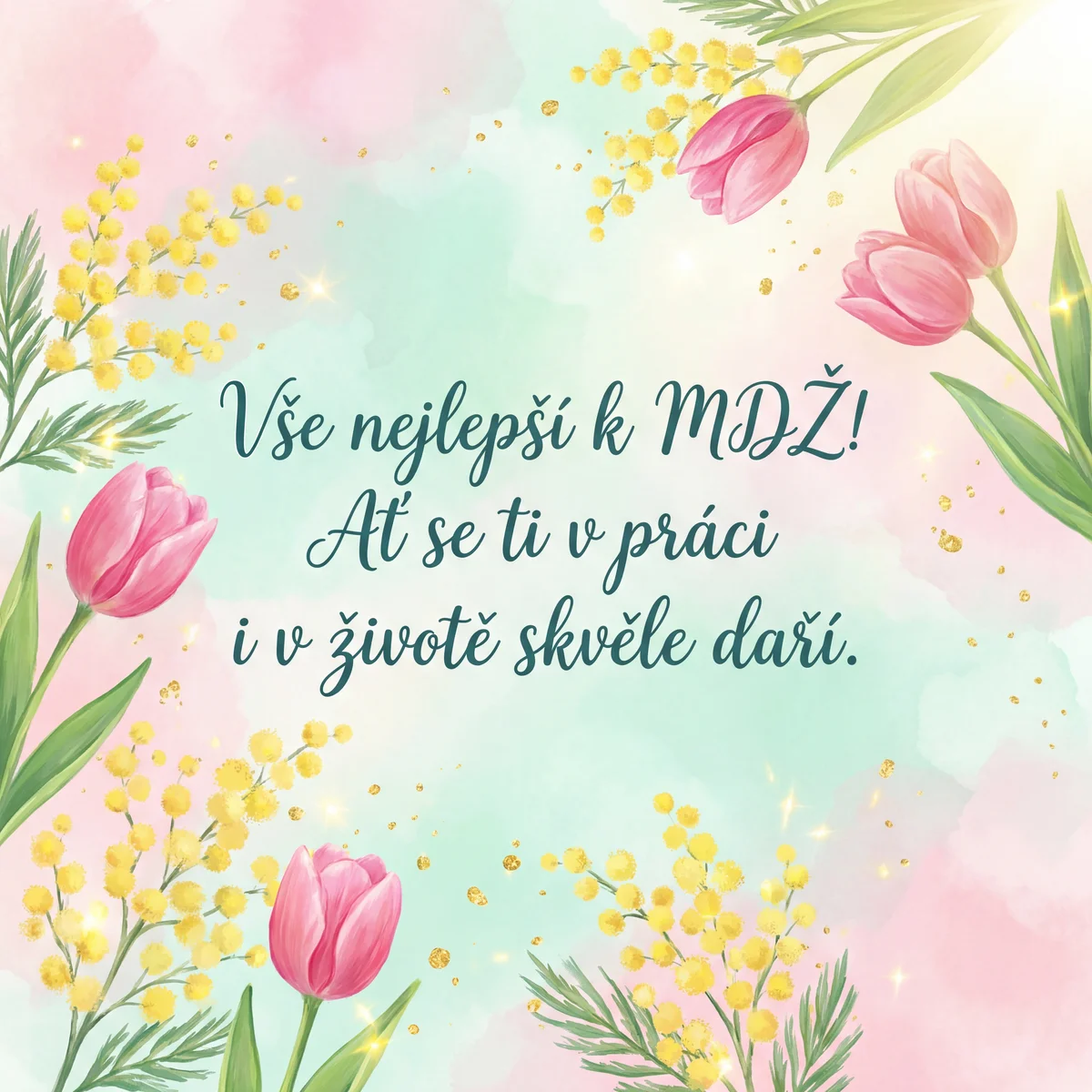 Přání k MDŽ pro kolegyni