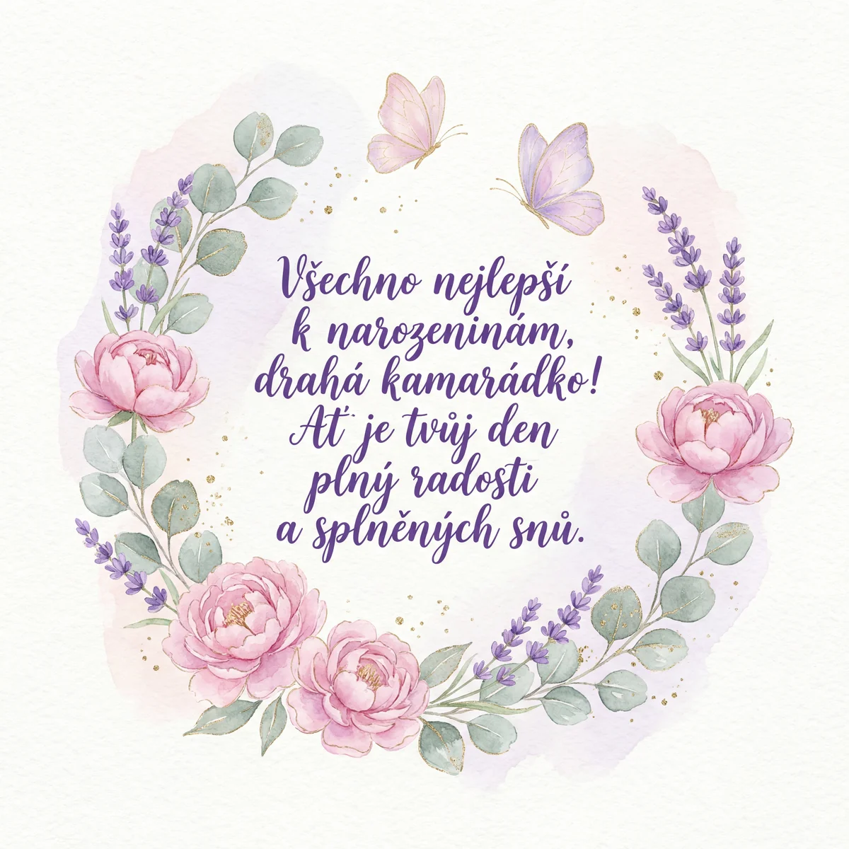 přání k narozeninám pro kamarádku