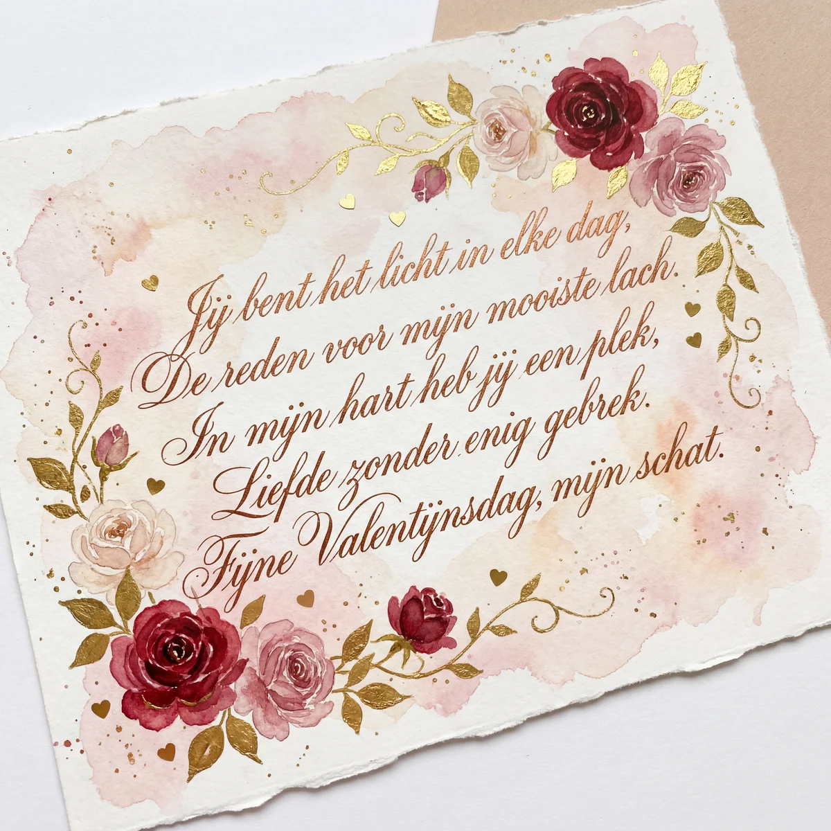 Valentijnskaartje voor mijn liefste