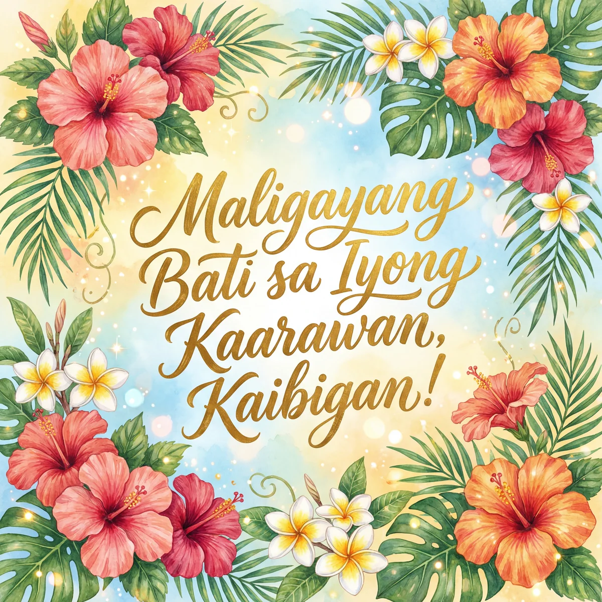 maligayang bati sa kaarawan kaibigan