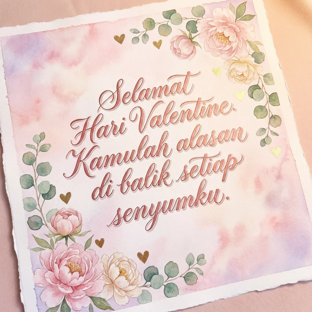 Ucapan Hari Valentine romantis untuk kekasih