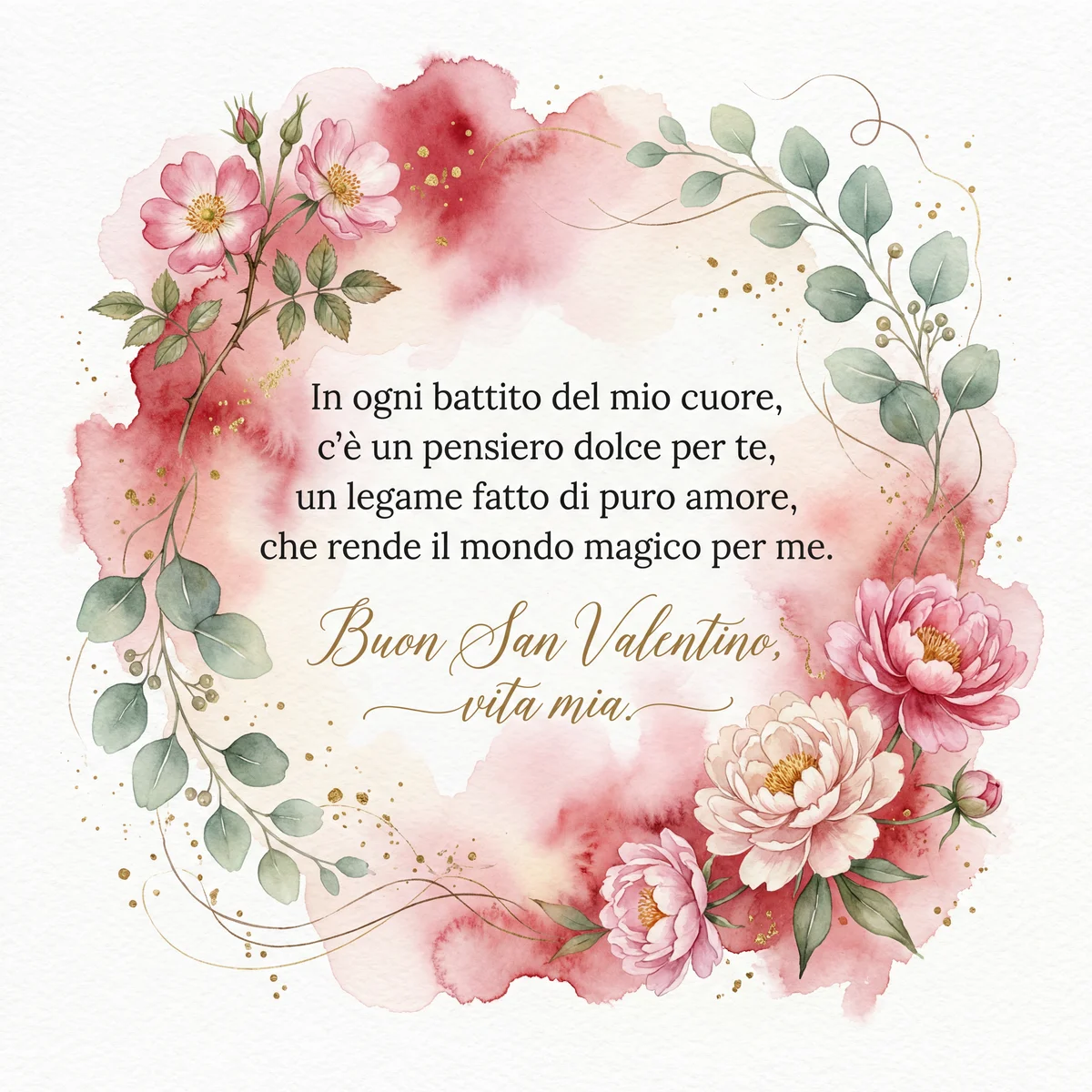 Biglietto di San Valentino per la persona amata