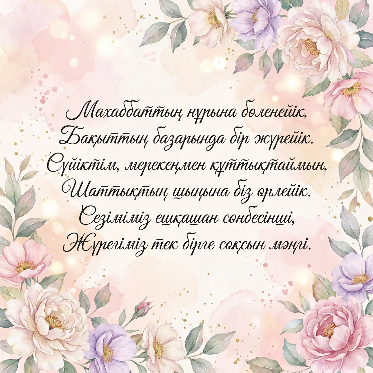 Ғашықтар күніне сүйіктіме құттықтау