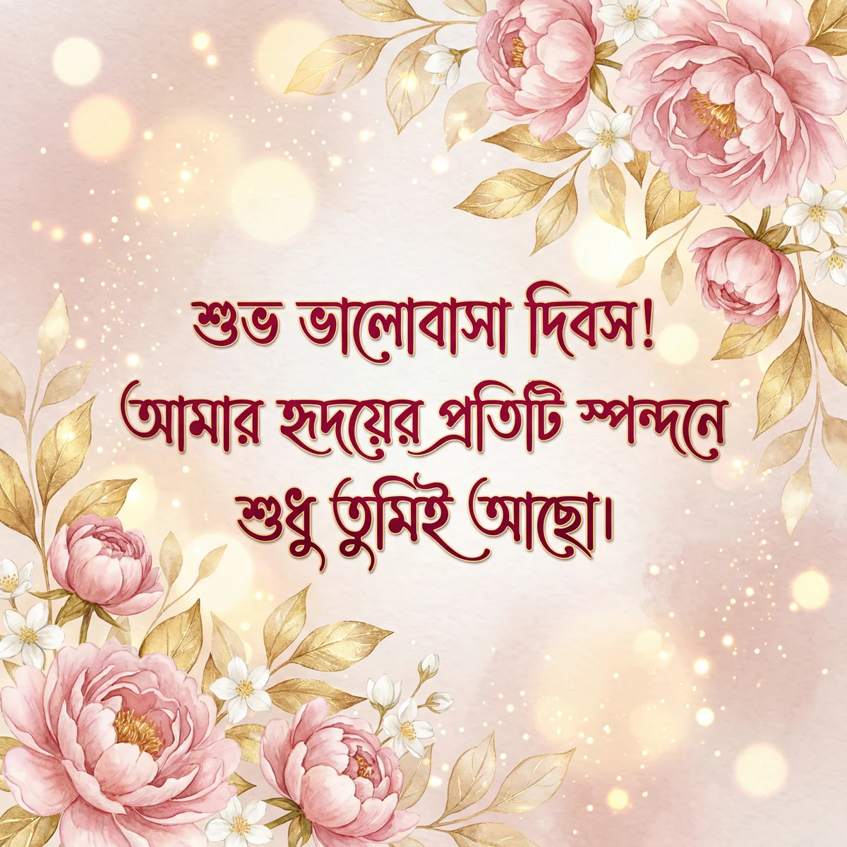 প্রিয়জনের জন্য ভালোবাসা দিবসের শুভেচ্ছা