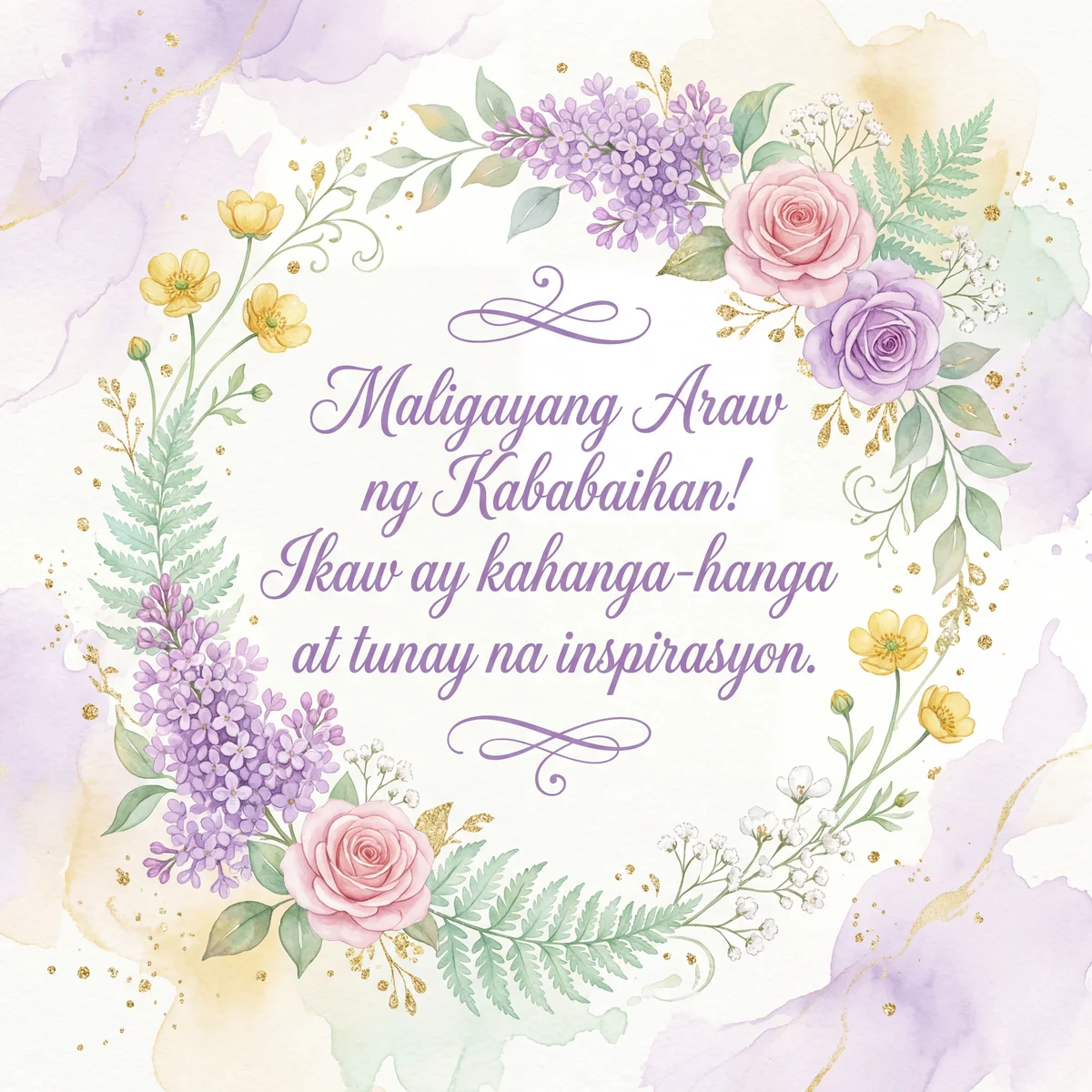 Maligayang Araw ng Kababaihan para sa kaibigan