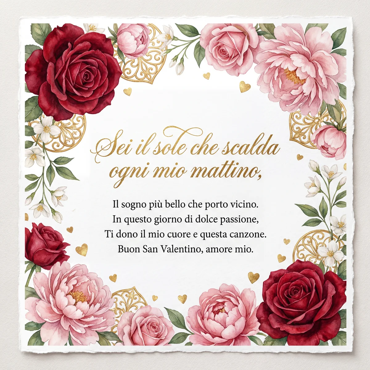 Auguri di San Valentino per il mio amore