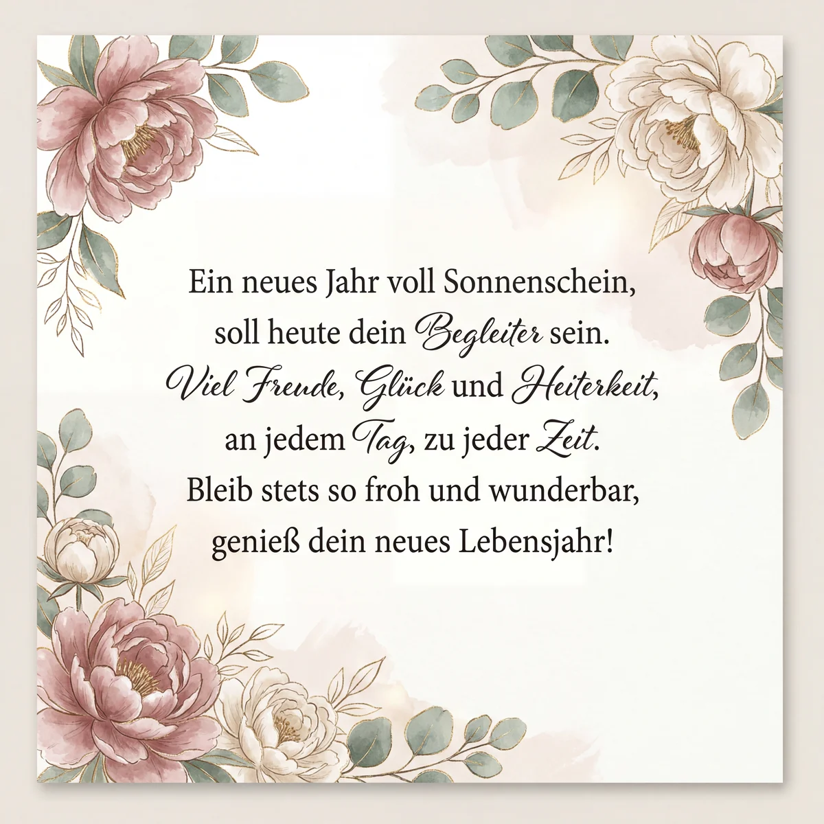 Alles Gute zum Geburtstag für eine liebe Kollegin!