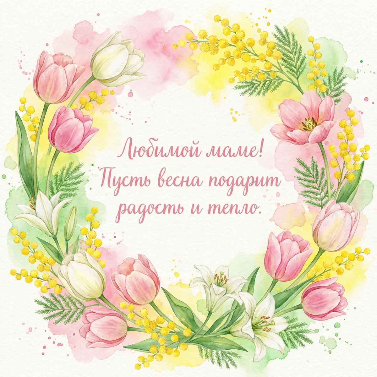 поздравление с 8 марта маме