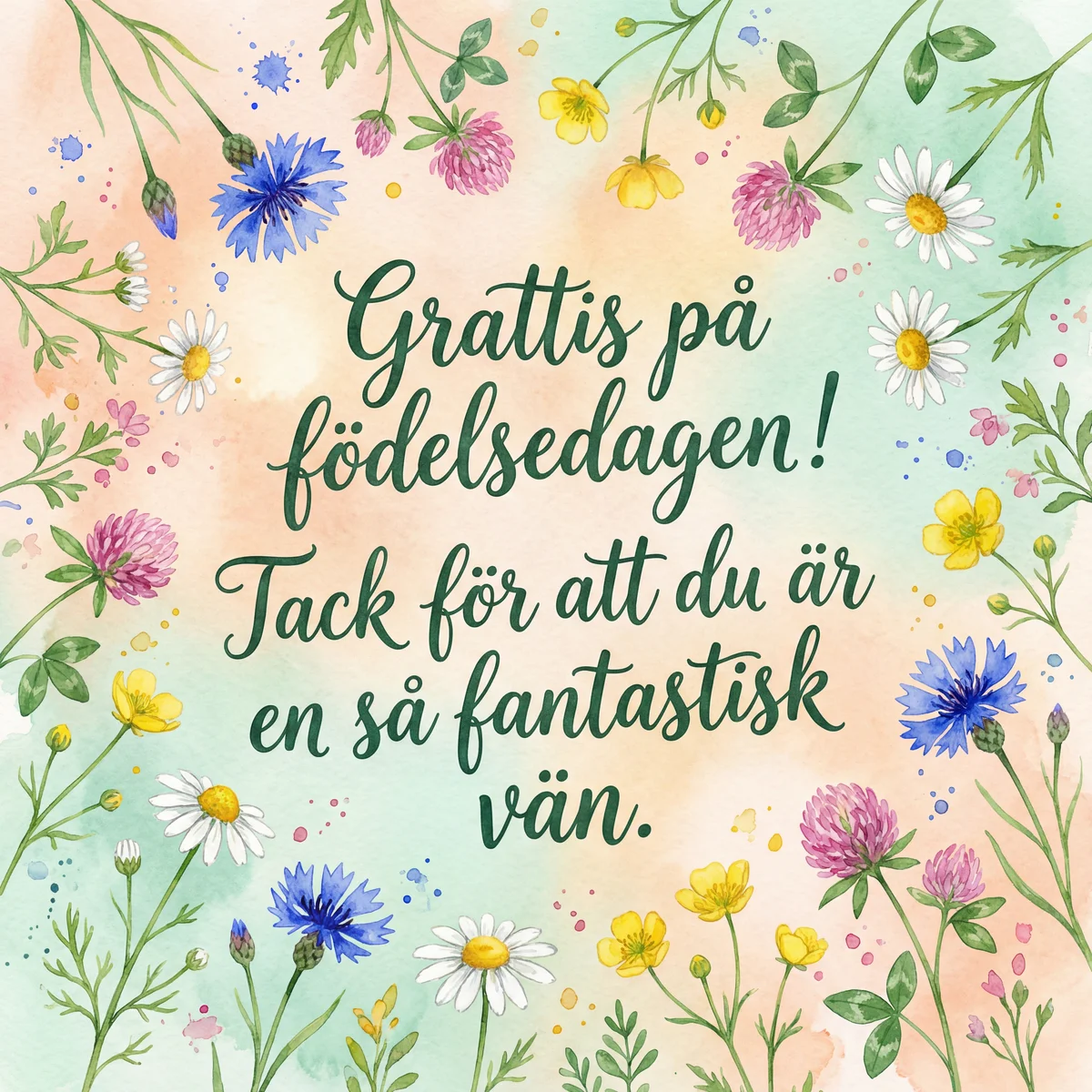 grattis på födelsedagen text till en vän