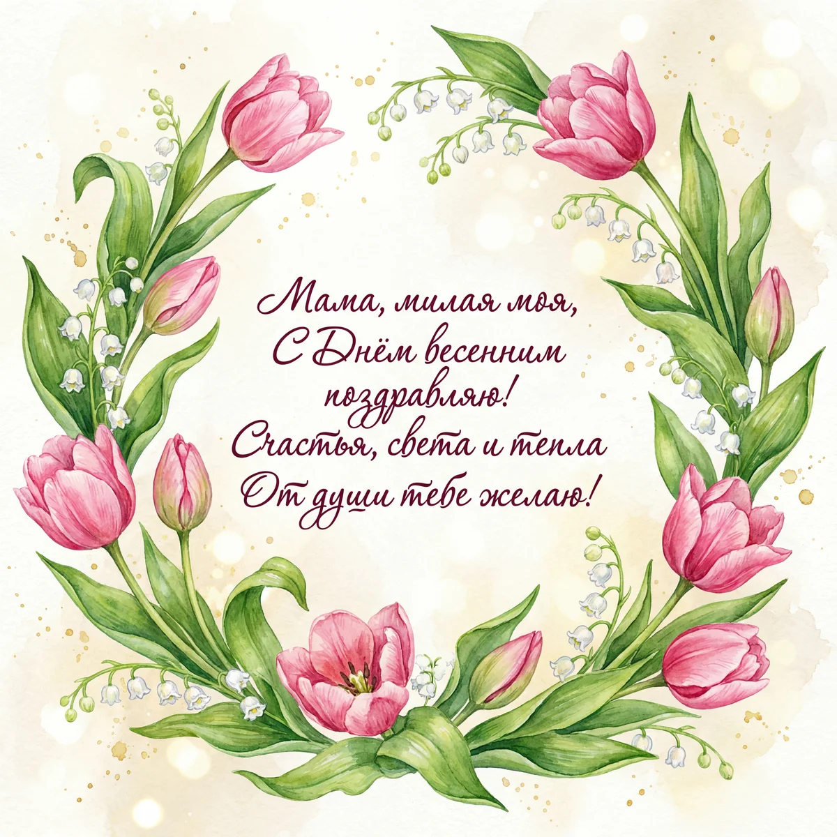 короткое поздравление с 8 марта для мамы