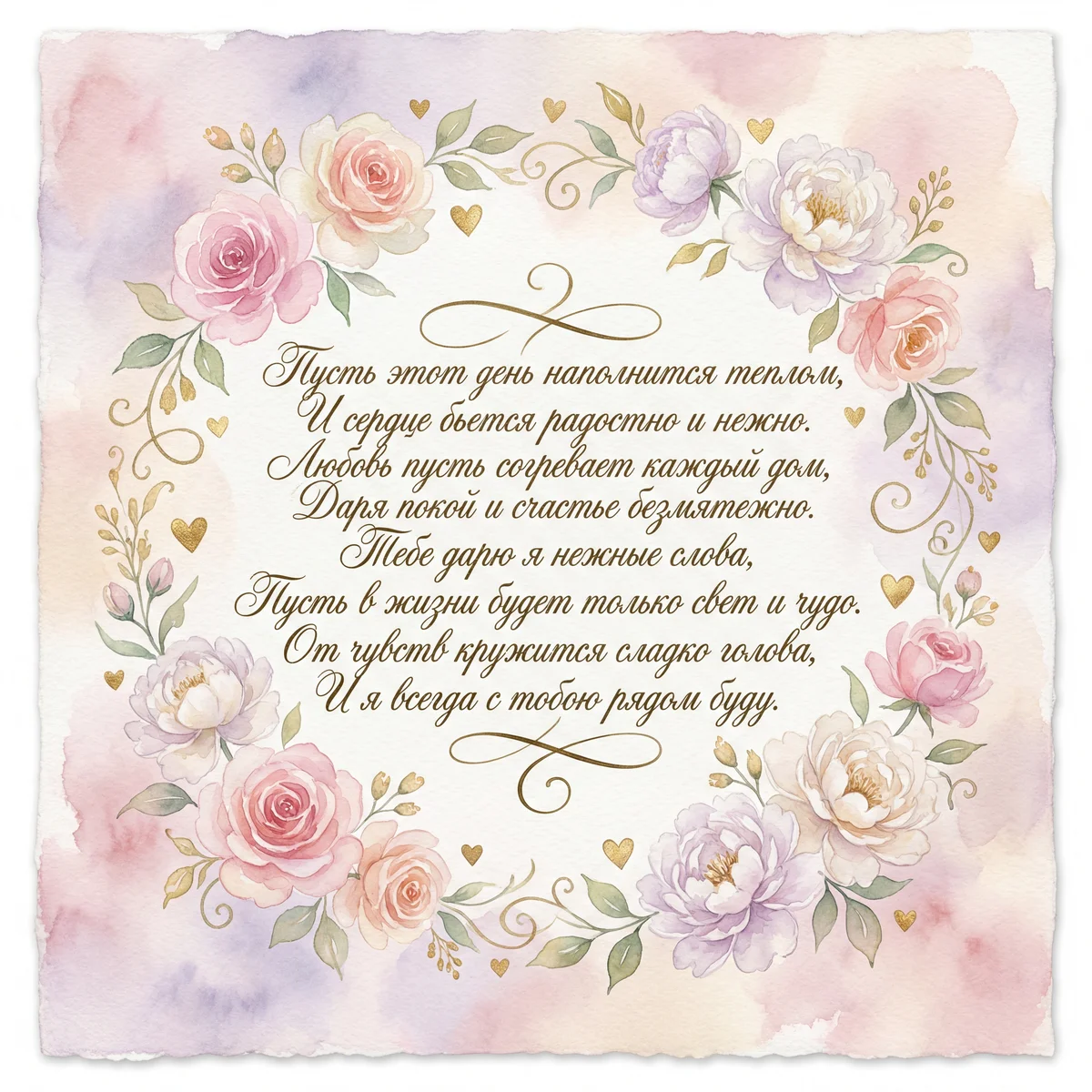 Поздравление с Днем святого Валентина для любимого человека