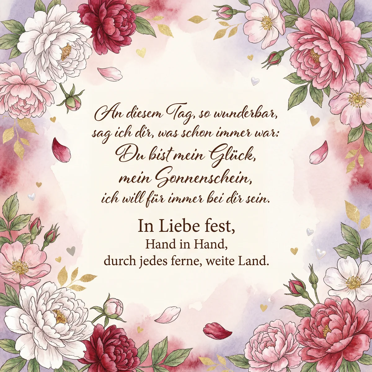 Valentinstagsgruß für meinen Schatz