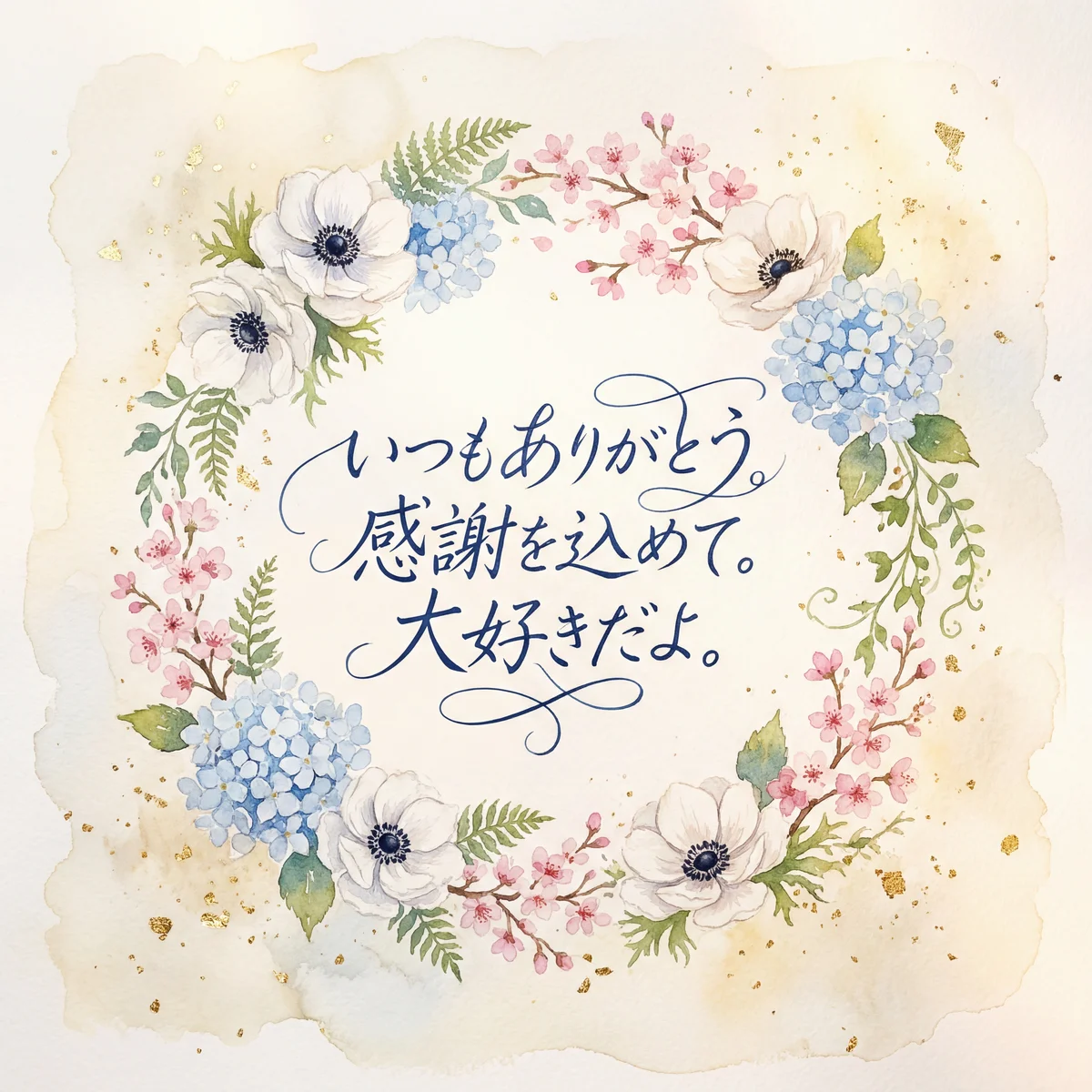 ホワイトデーに彼女へ贈る、感謝の気持ちが伝わるメッセージカードの言葉