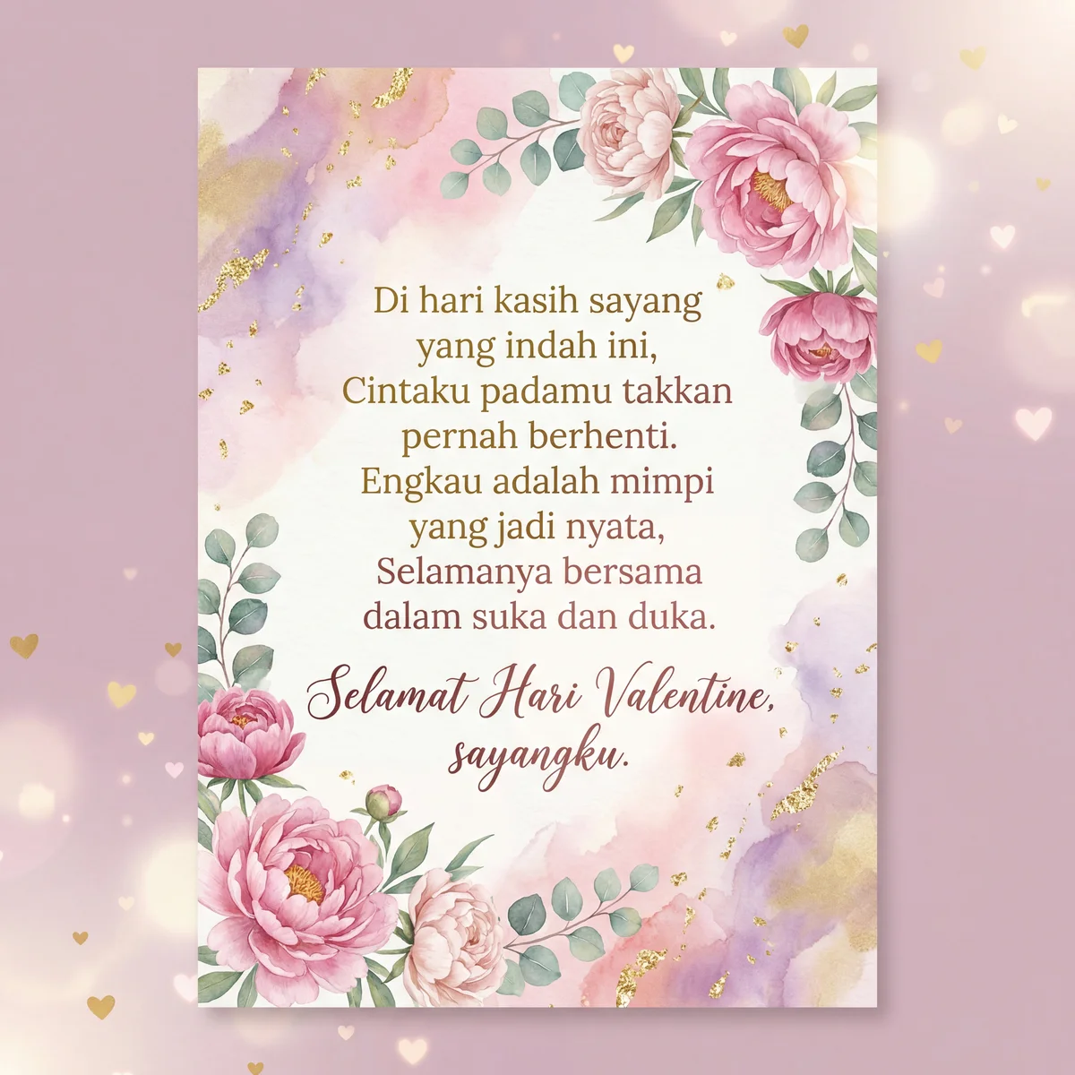 Ucapan Hari Valentine romantis untuk pasangan