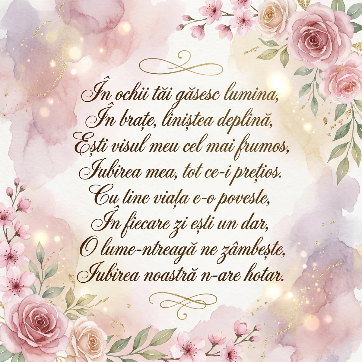 Mesaj romantic de Ziua Îndrăgostiților pentru iubita mea