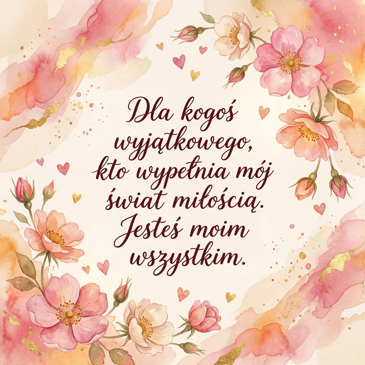 Kartka walentynkowa dla ukochanej osoby